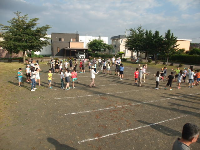 こども盆踊り練習始まる