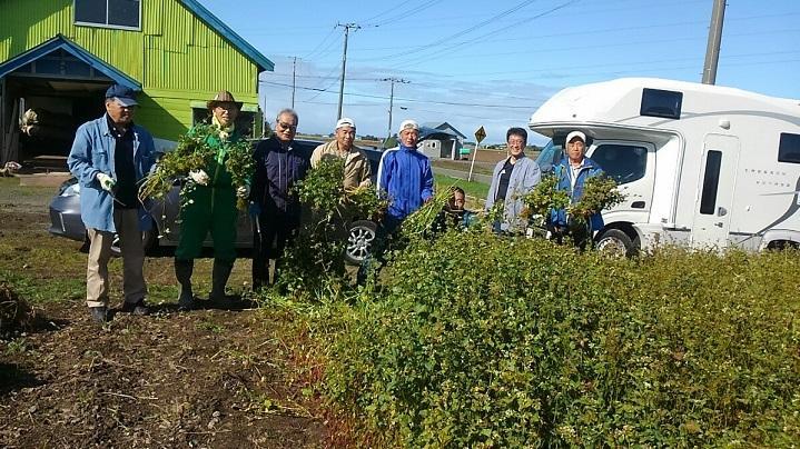 続、ソバ栽培の体験会