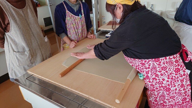 生活クラブそば打ち教室　島松公民館