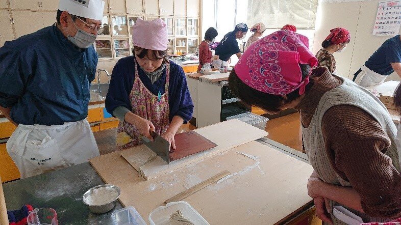 生活クラブそば打ち教室　島松公民館