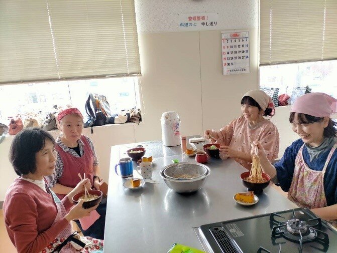 生活クラブそば打ち教室　島松公民館