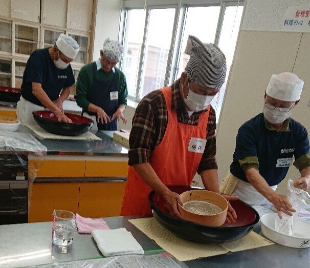 島松公民館　そば打ち基礎講座