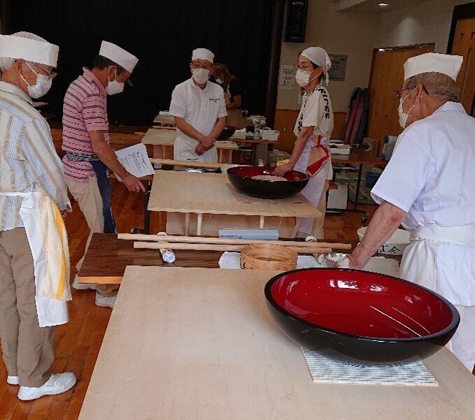 恵庭手打ちそばの会 7月の活動状況