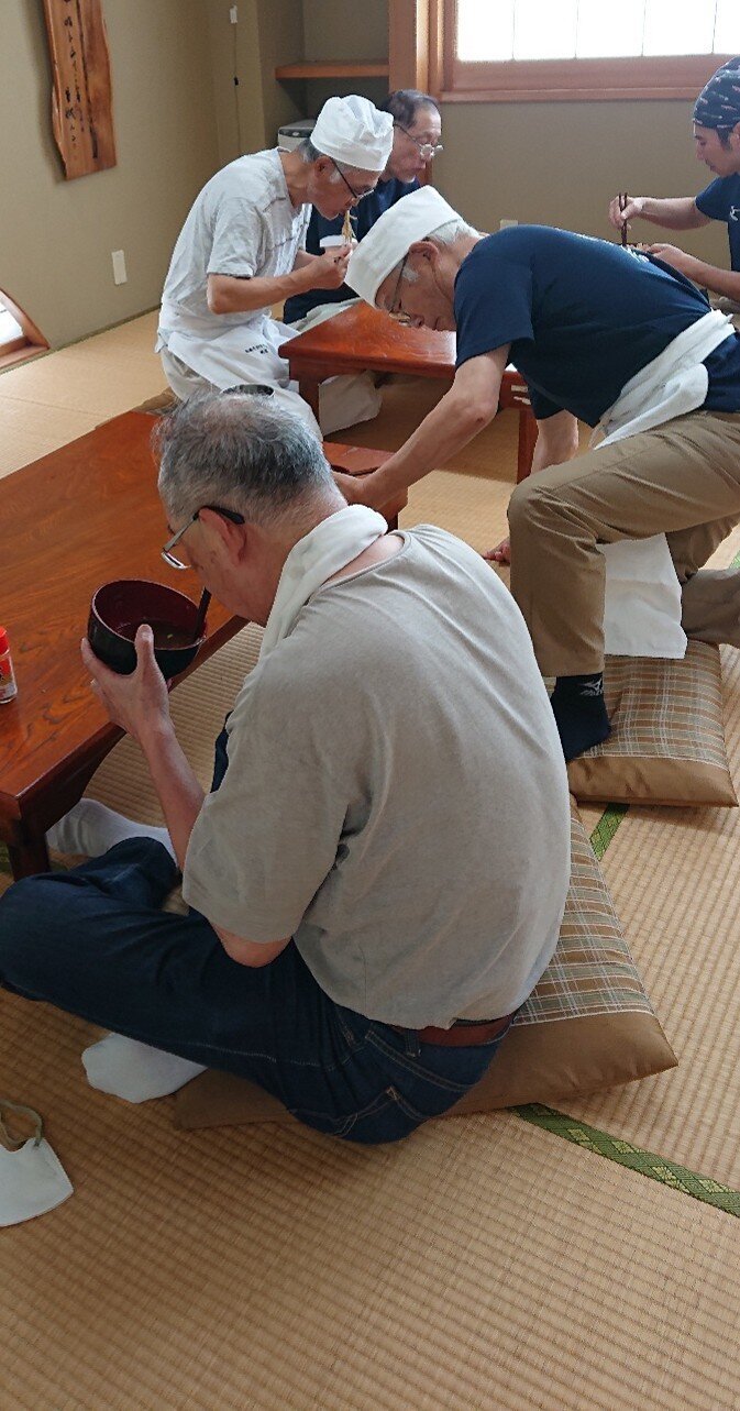 恵庭手打ちそばの会　７月の活動状況