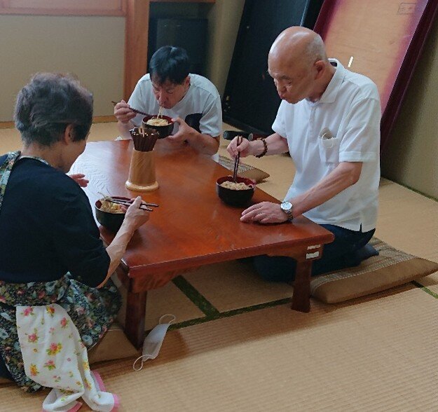 恵庭手打ちそばの会　７月の活動状況