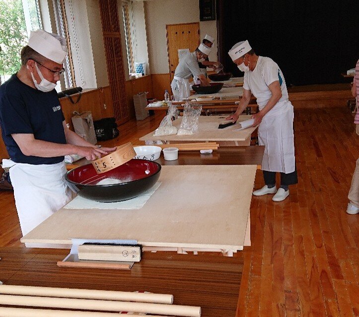 恵庭手打ちそばの会　７月の活動状況