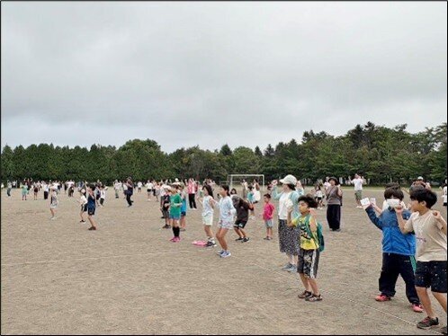 夏休みラジオ体操　