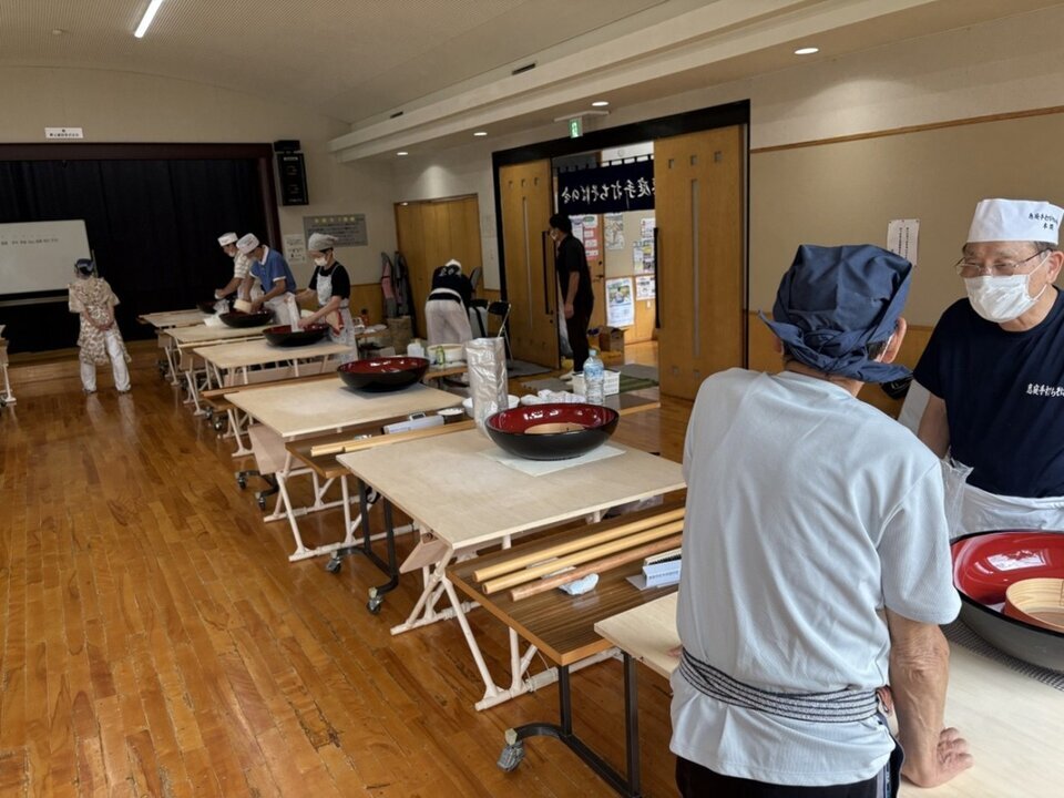 恵庭手打ちそばの会 8月の活動状況