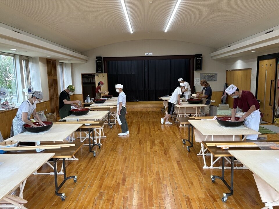 恵庭手打ちそばの会　８月の活動状況