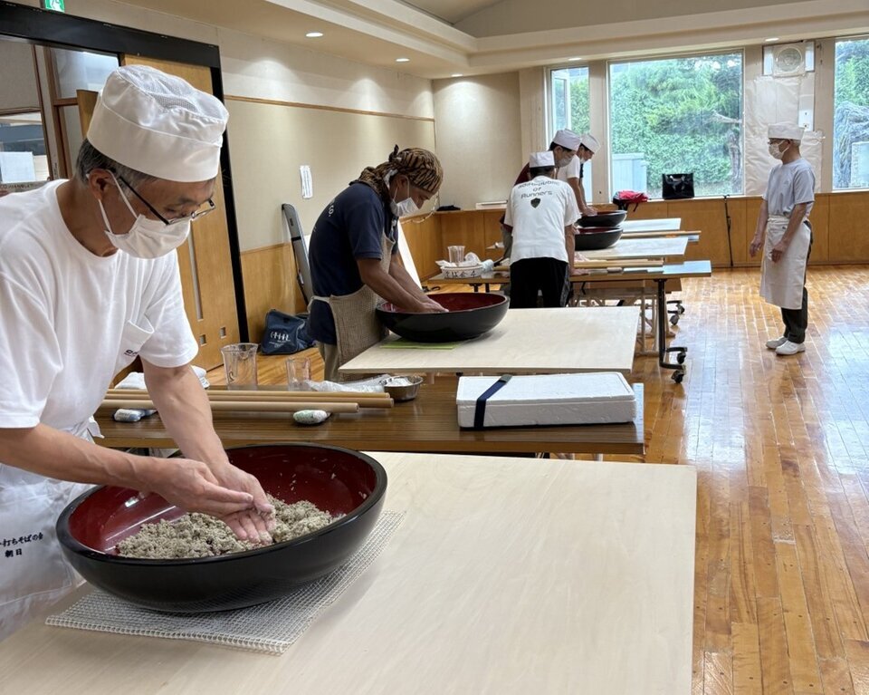 恵庭手打ちそばの会　８月の活動状況
