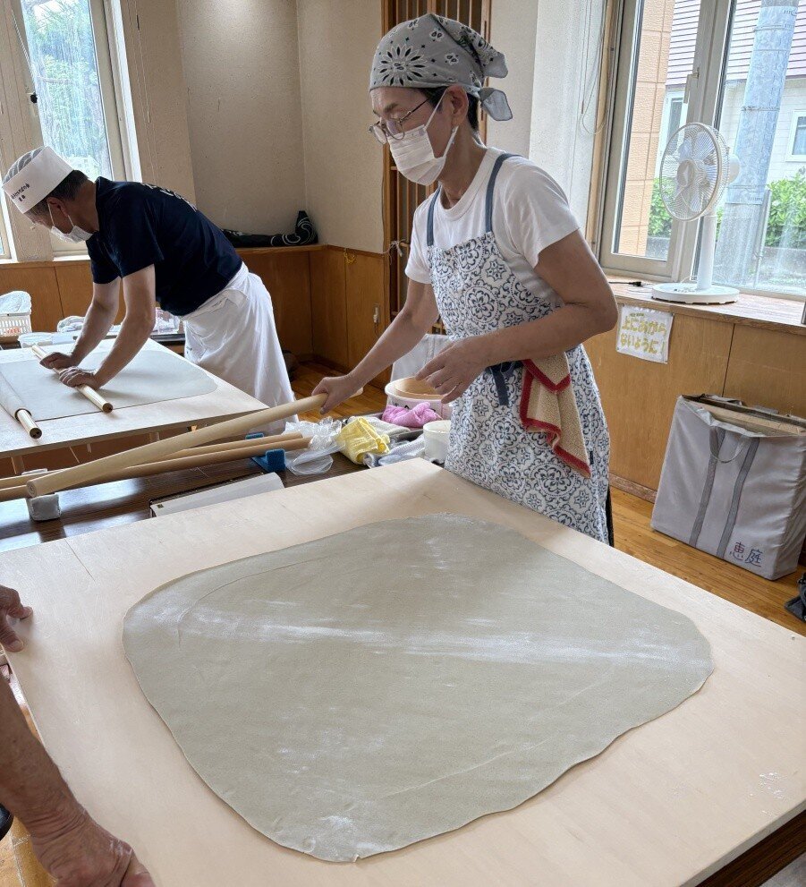 恵庭手打ちそばの会　８月の活動状況