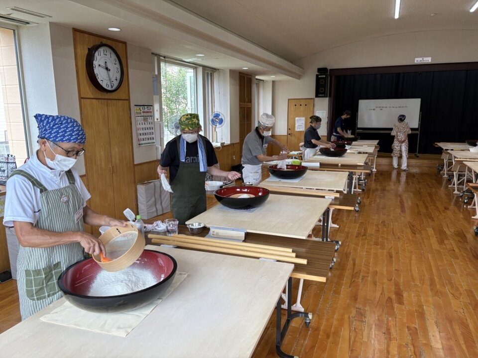 恵庭手打ちそばの会　８月の活動状況