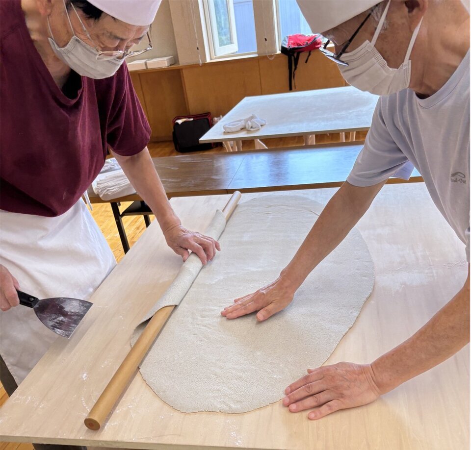 恵庭手打ちそばの会　８月の活動状況