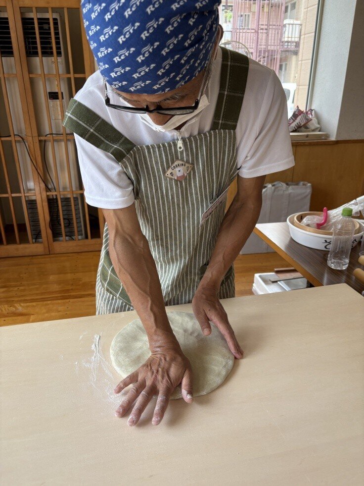 恵庭手打ちそばの会　８月の活動状況