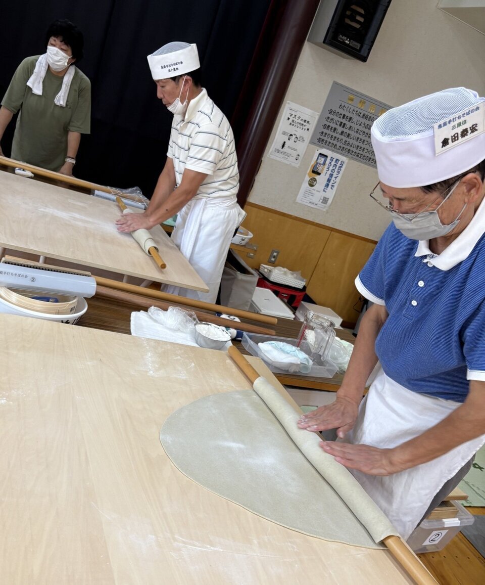 恵庭手打ちそばの会　８月の活動状況