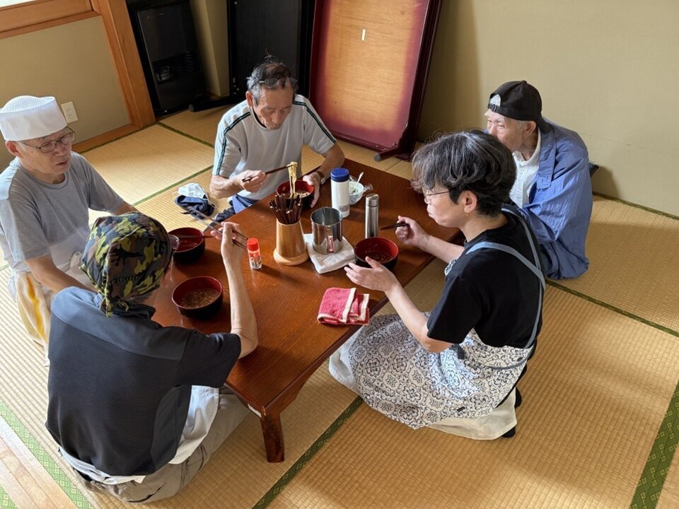 恵庭手打ちそばの会　８月の活動状況