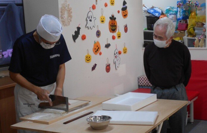 恵庭手打ちそばの会　１０月の活動状況