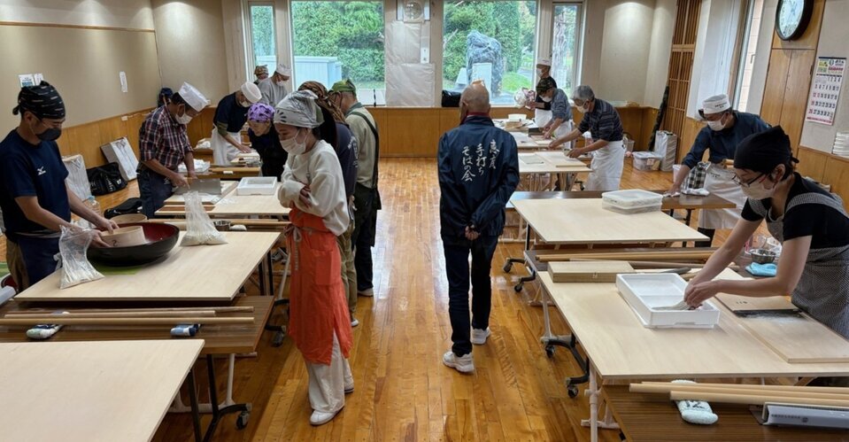 恵庭手打ちそばの会　１０月の活動状況