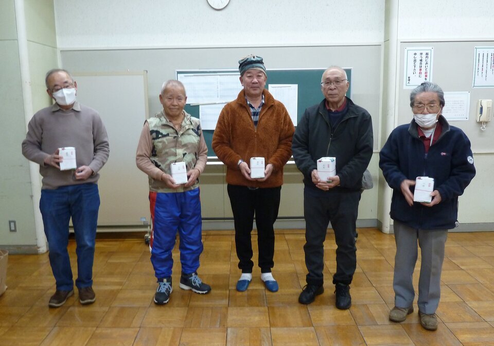 恵み野囲碁同好会　'26/01定例大会表彰者
