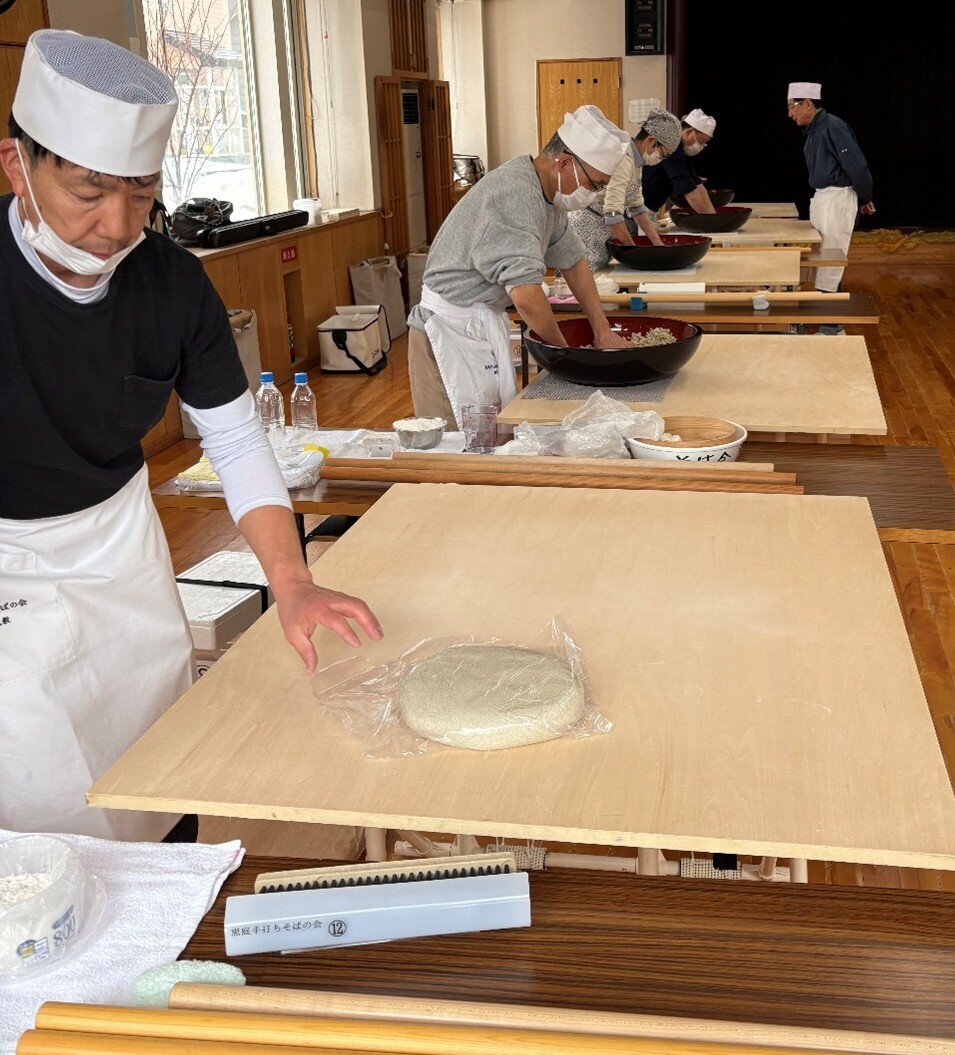恵庭手打ちそばの会　2月の活動状況
