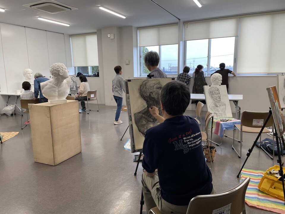 5月9日石膏デッサン