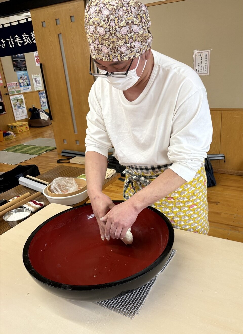 恵庭手打ちそばの会　４月の活動状況