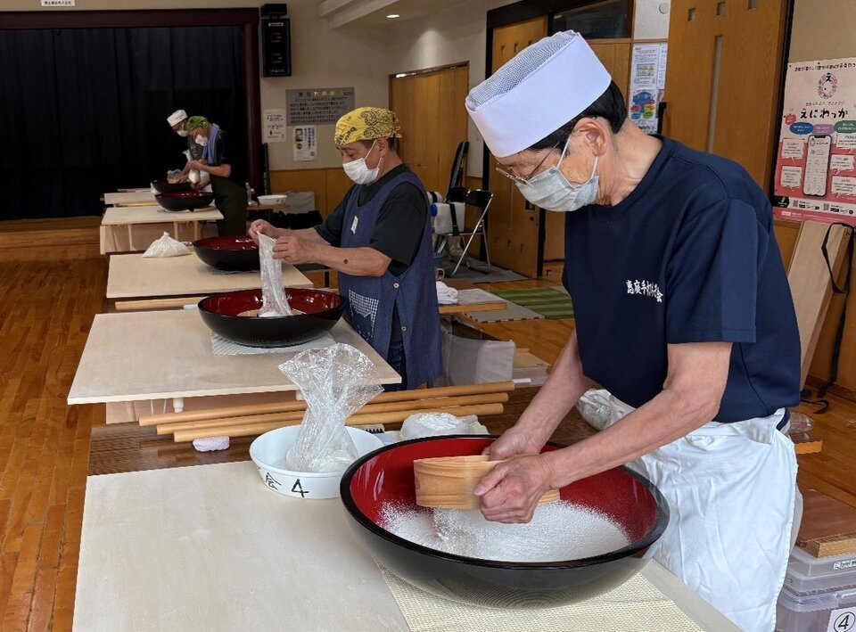 恵庭手打ちそばの会　７月の活動状況
