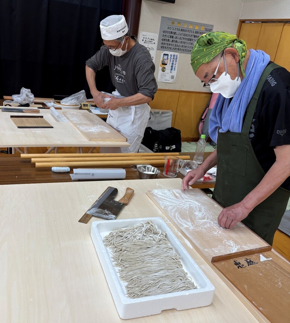 恵庭手打ちそばの会　７月の活動状況