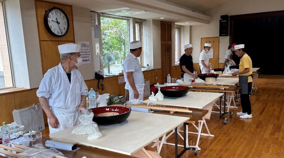 恵庭手打ちそばの会　７月の活動状況