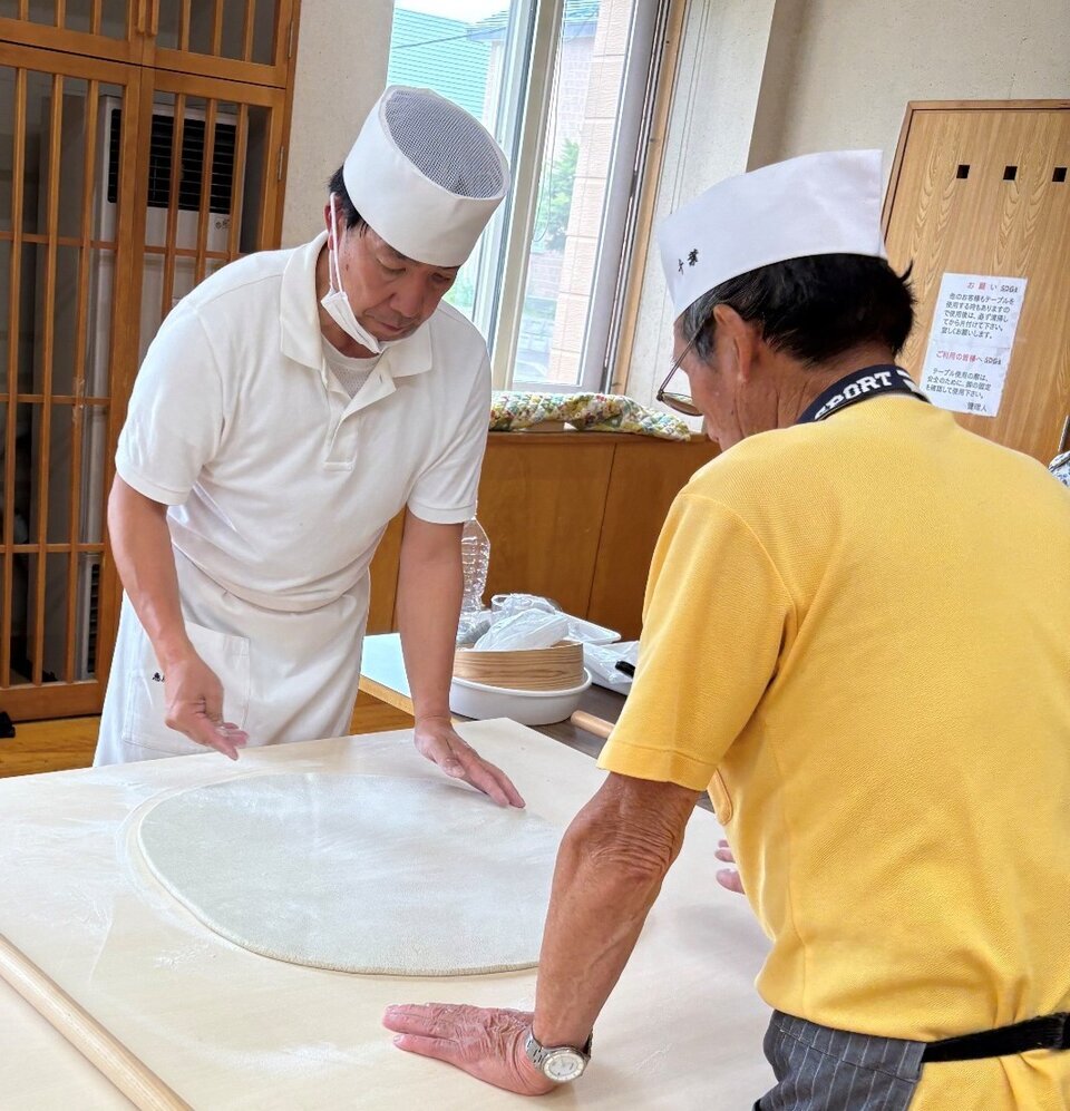 恵庭手打ちそばの会　７月の活動状況