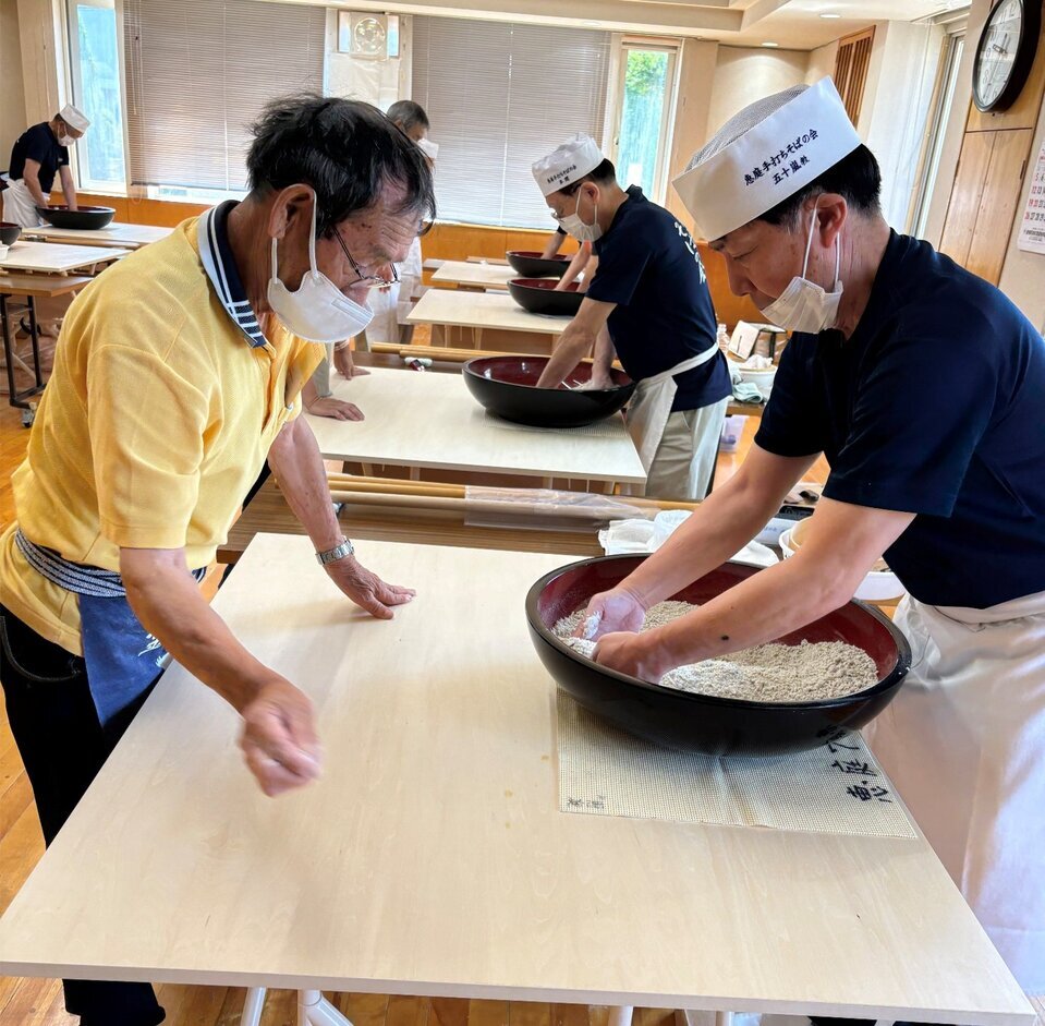 恵庭手打ちそばの会　７月の活動状況