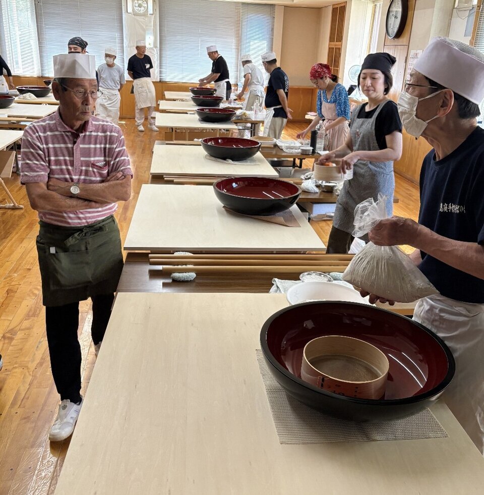 恵庭手打ちそばの会　８月の活動状況